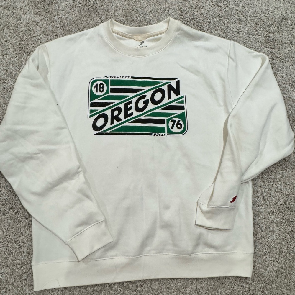 Worn Once | Oregon Oversized Screen Printed Sweatshirt | Size: XL